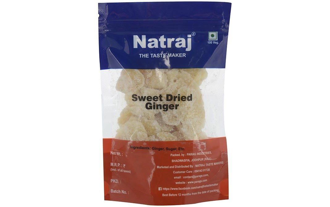 Natraj Sweet Dried Ginger    Pack  125 grams